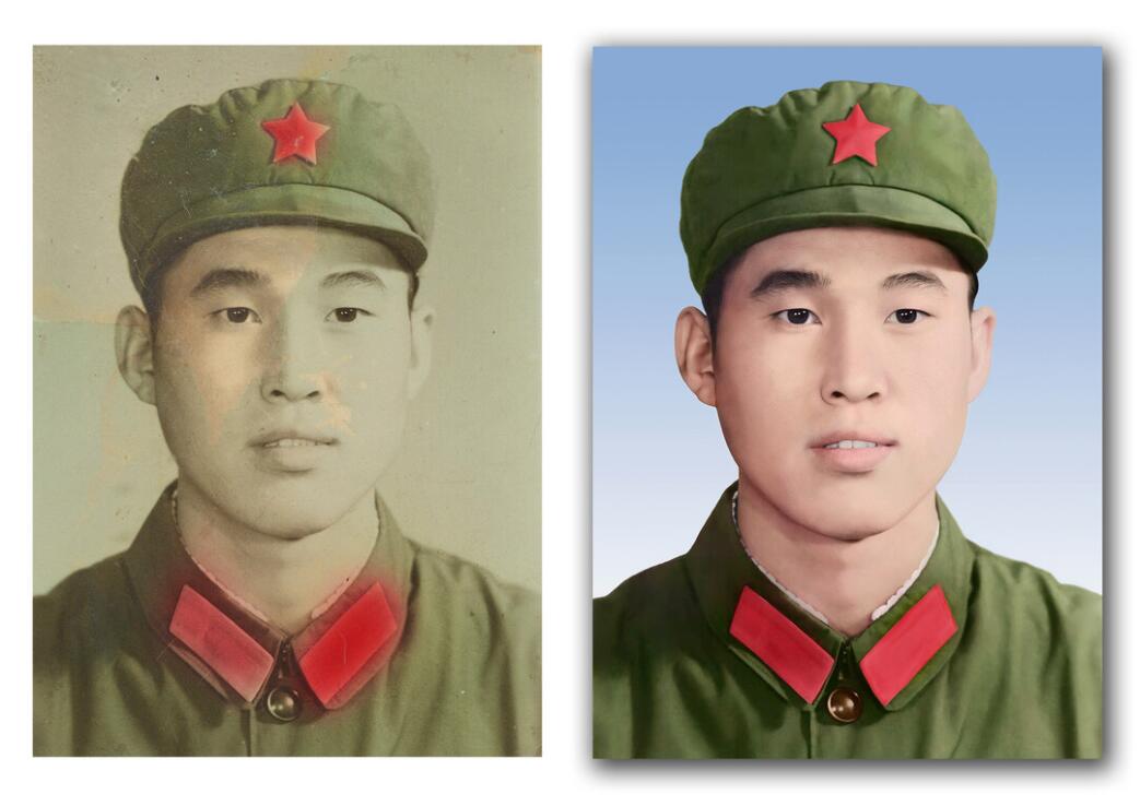 长阳破损照片修复-18